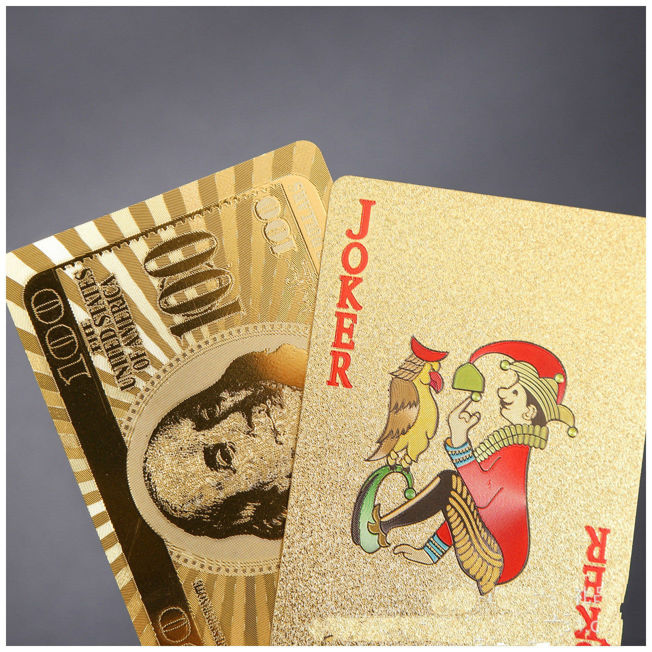 Waterproof gold foil playing CARDS