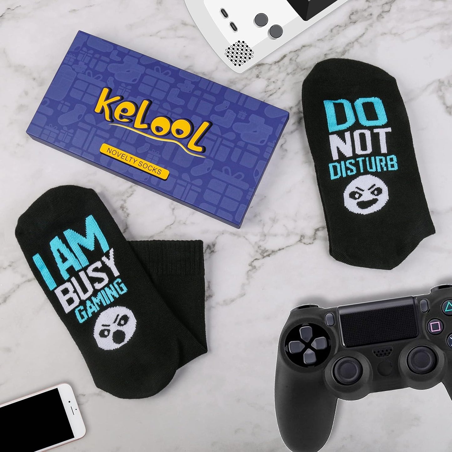 Do Not Disturb I'M Gaming Socks,Men Gifts for Men Teen Boys Dad Him Son Fathers,Valentines Christmas Stocking Stuffers