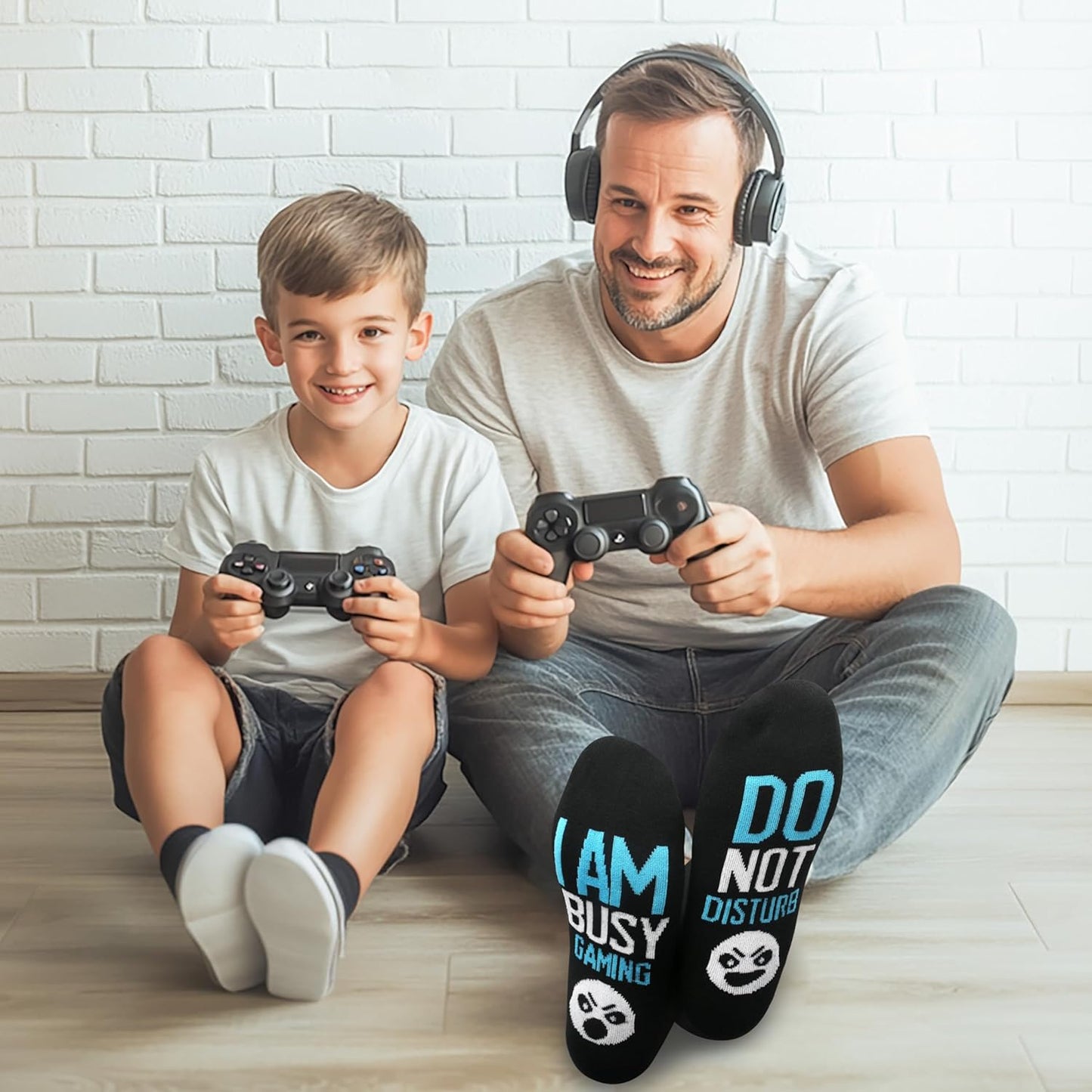Do Not Disturb I'M Gaming Socks,Men Gifts for Men Teen Boys Dad Him Son Fathers,Valentines Christmas Stocking Stuffers