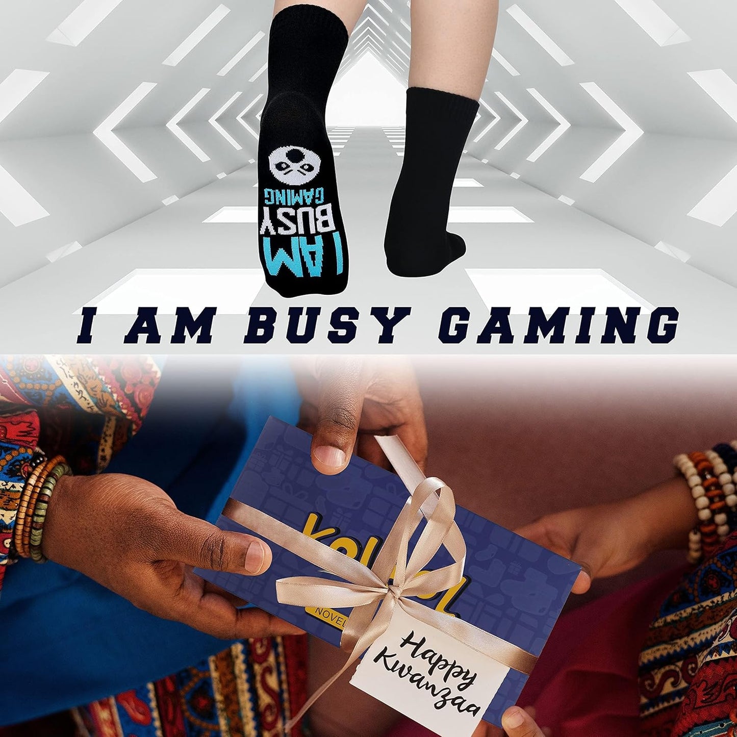 Do Not Disturb I'M Gaming Socks,Men Gifts for Men Teen Boys Dad Him Son Fathers,Valentines Christmas Stocking Stuffers