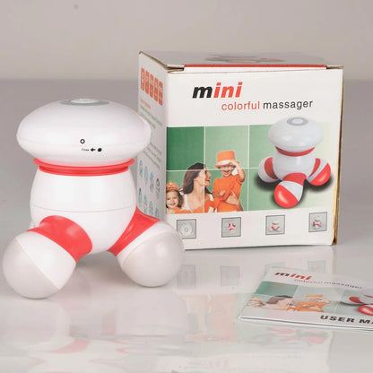 Handheld Massager Mini Portable Body Vibrating Massage with LED Light, Perfect for Hand/ Head /Neck/ Back/ Legs /Arms Face Pain Release