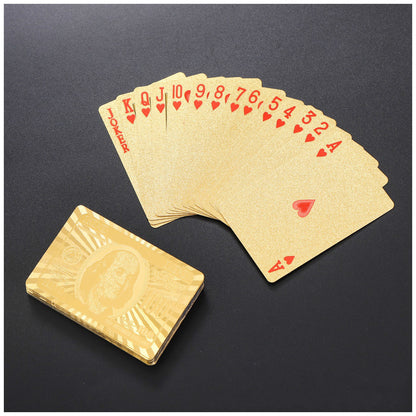 Waterproof gold foil playing CARDS