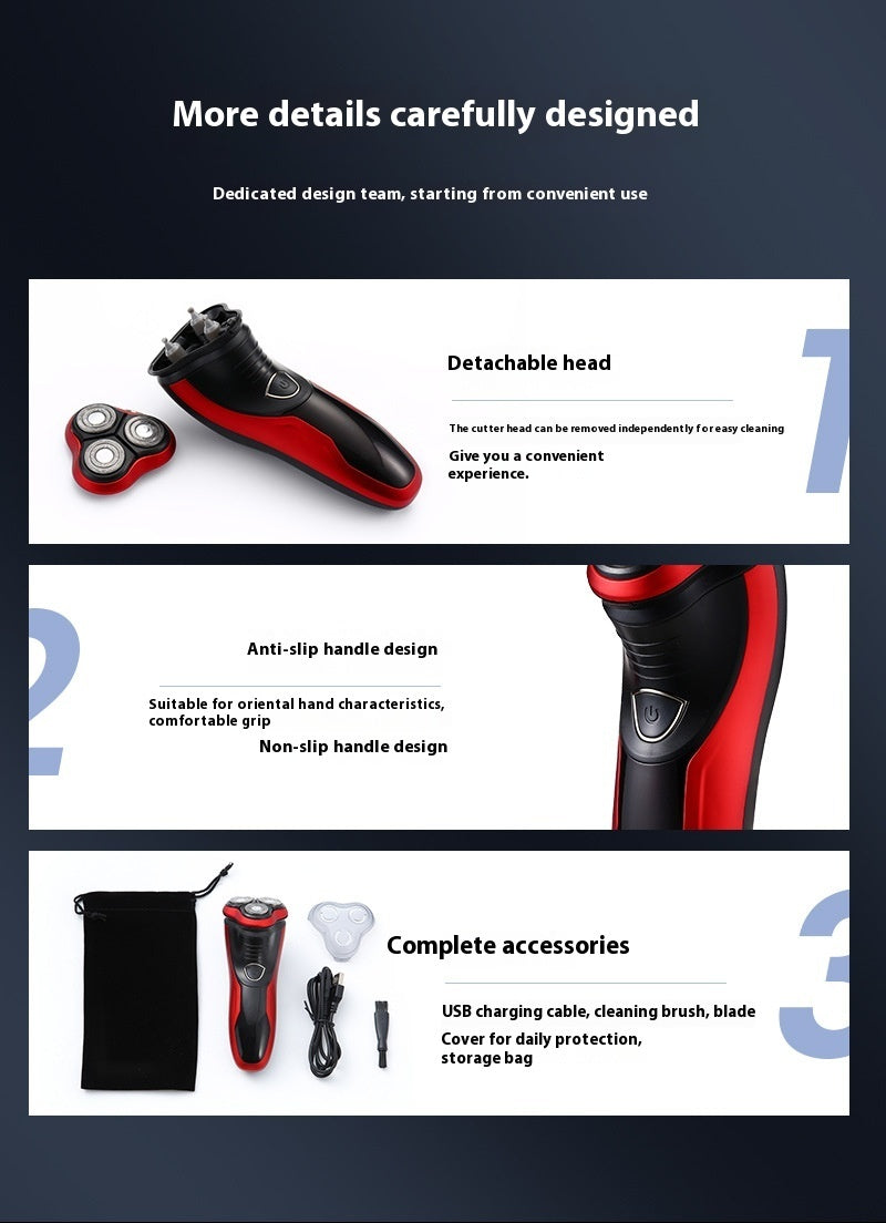 Electric Shaver Men's Rechargeable Shaver