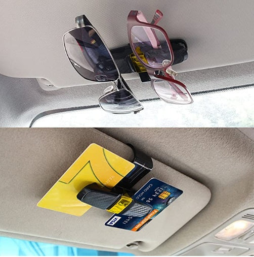 Car sun visor sunglasses clip