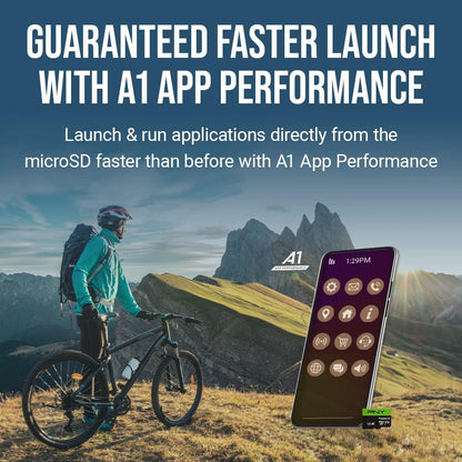 128GB Premier-X Class 10 U3 V30 Microsdxc Flash Memory Card - 100Mb/S, Class 10, U3, V30, A1, 4K UHD, Full HD, UHS-I, Micro SD