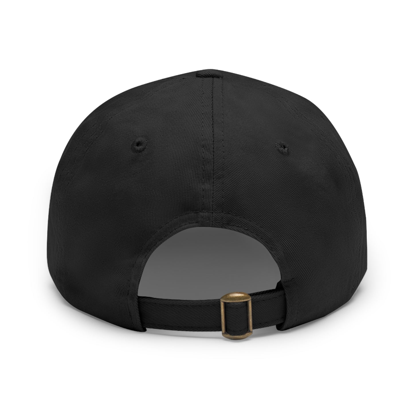 BadNewsGoat Leather Patch Dad Hat — Vintage Cartoon Goat Cap