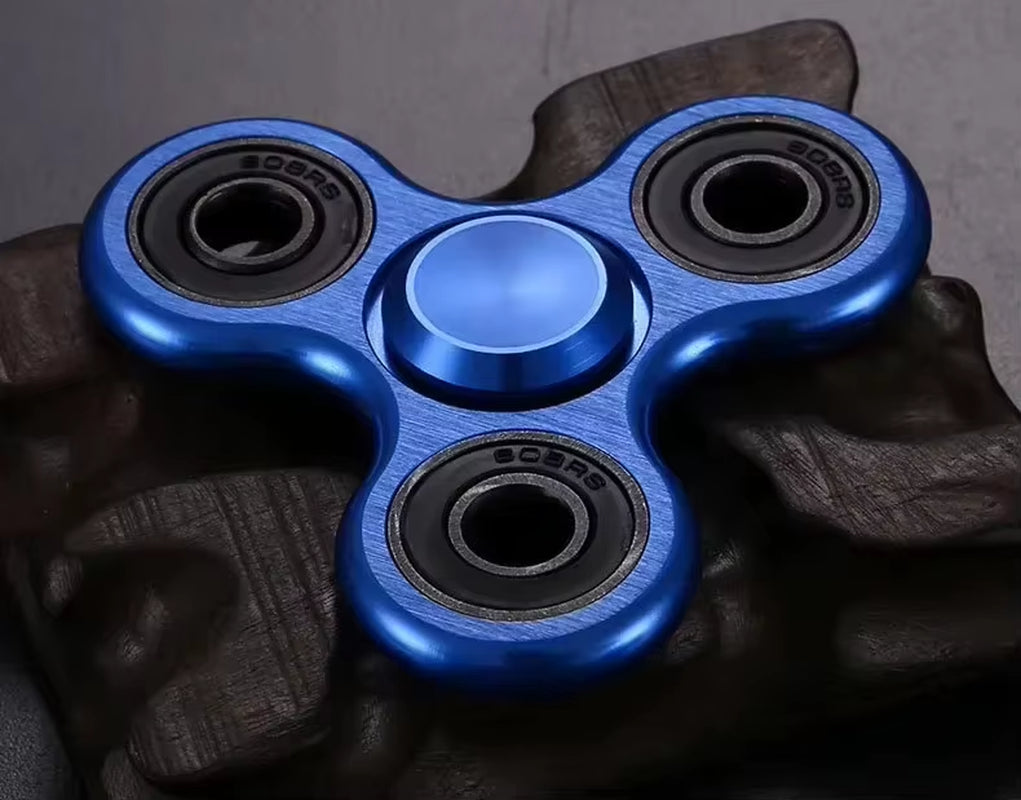 Fidget Finger Spinner Alloy Metal Hand Spinners Stress Relief Decompression Toys for Kids Adults Funny Gifts