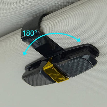 Car sun visor sunglasses clip