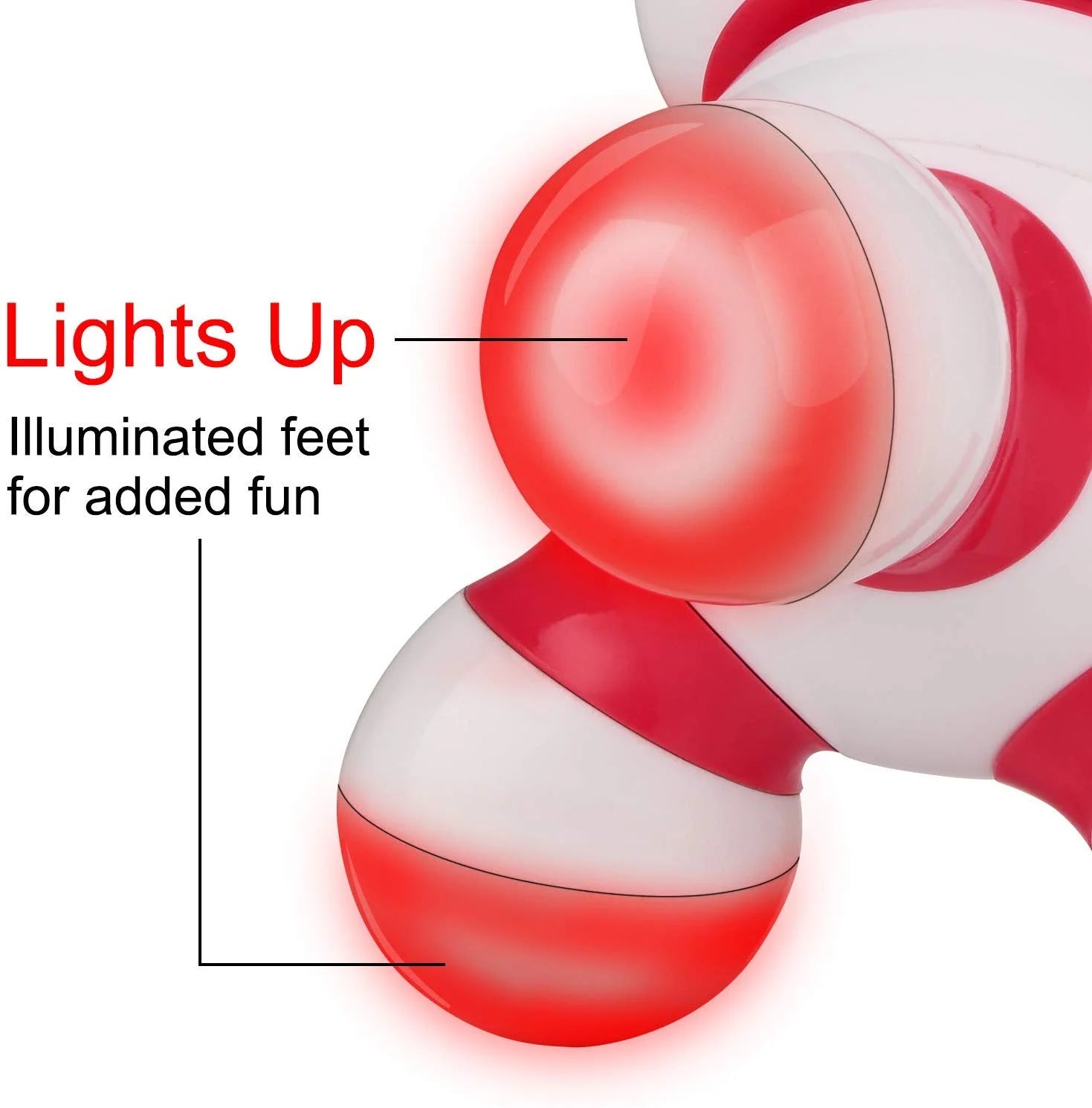 Handheld Massager Mini Portable Body Vibrating Massage with LED Light, Perfect for Hand/ Head /Neck/ Back/ Legs /Arms Face Pain Release