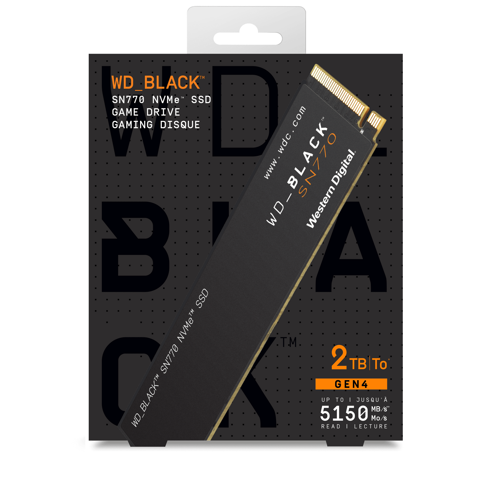 2TB SN770 Nvme Pcie 4.0 M.2 Internal SSD - WDBBDL0020BNC-WRWM