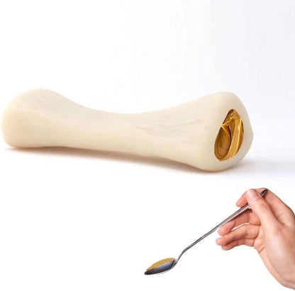 Dog Toys for Aggressive Chewers Durable Dog Toys Made with Nylon Tough Dog Toy for Large Medium Dogs Teething Puppies Nylon Dog Bone (2Pc, Large)