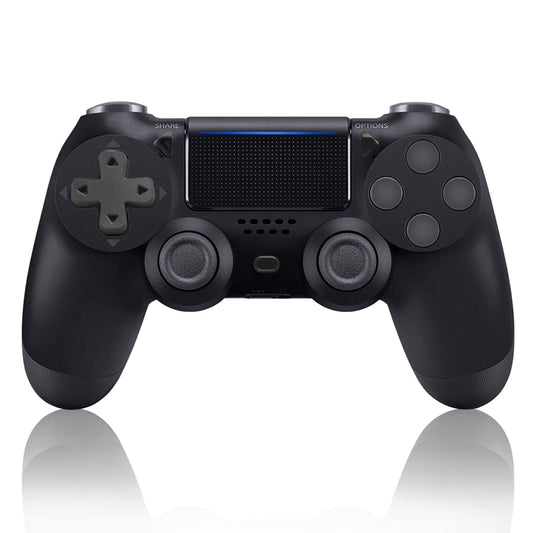 Wireless Controller Compatible with P-4/P-4 Slim/P-4 Pro, Remote Game Joystick, Black